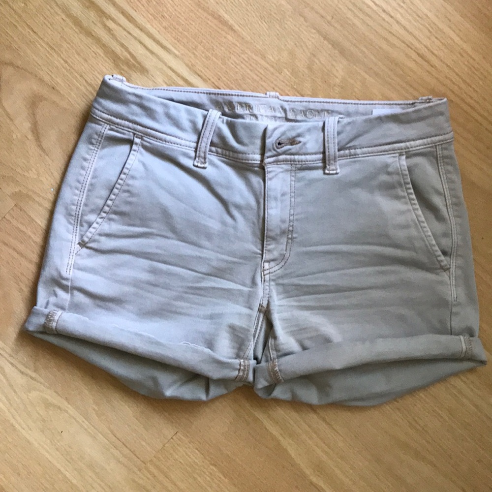 AE Khaki Shorts